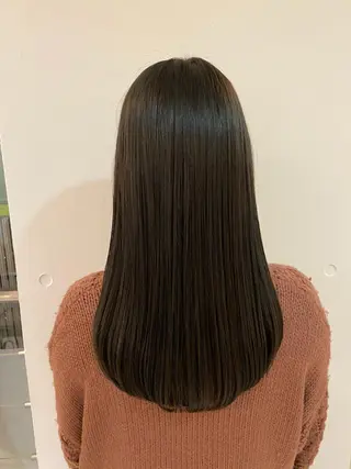 ロング パーマ ブリーチなし✨艶髪 カラー𓃲YAGIのヘアスタイル