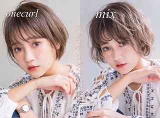 ショート カラー サイエンスアクア/艶 髪/レイヤー/清水のヘアスタイル