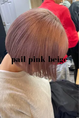 ショート カラー charm《銀座》 ヘアセット/縮毛矯正のヘアスタイル