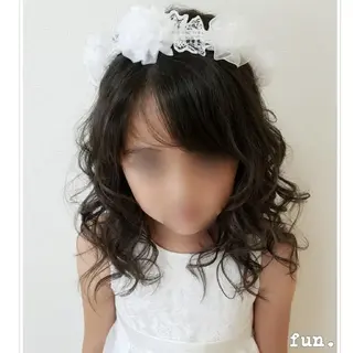 キッズ ヘアアレンジ fun./ヘアセット /エクステ/着付のその他イメージ