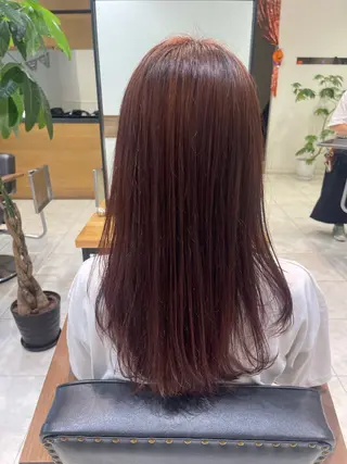 ロング 縮毛矯正・髪質改善・ ストレート🌻ゆいのヘアスタイル