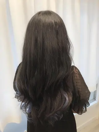 ロング カラー 韓国ヘア🤍髪質改善 🇰🇷AKANEのヘアスタイル
