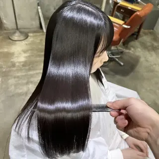 ロング 【💎ツヤ髪💎】 ダメージレスカラー✨のヘアスタイル