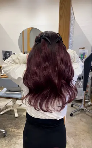 ロング miloc himekaのヘアスタイル