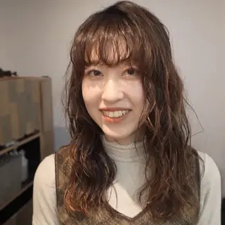ロング パーマ レディースパーマ🍭 /大阪/福島駅/りなのヘアスタイル