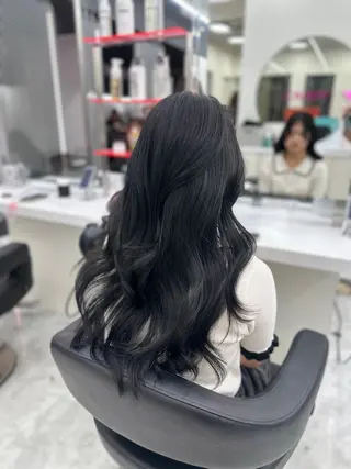 ロング カラー ♥️韓国ヘア レイヤー♥️ゆりのヘアスタイル