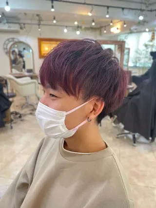 ショート メンズ すずき えりのヘアスタイル