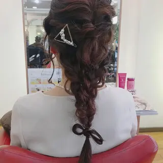 ヘアアレンジ 🇰🇷透明感×ハイ トーン🌟tomoのヘアスタイル