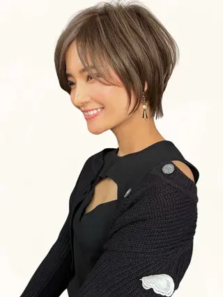 ショート カラー ハイライトNo.1☆ ゆうのヘアスタイル