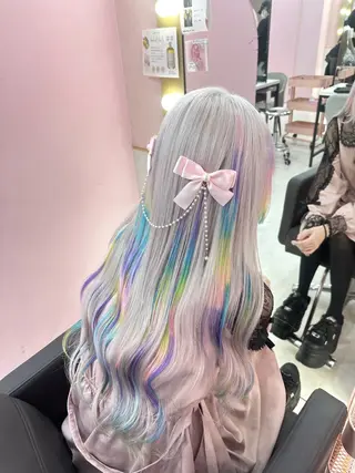 ロング ブリーチ人気No.1 MANATO🎨🌈のヘアスタイル