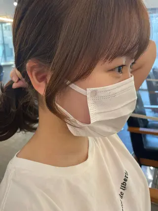 ミディアム 🤍韓国ヘア🇰🇷 タバタサオリ🤍のヘアスタイル