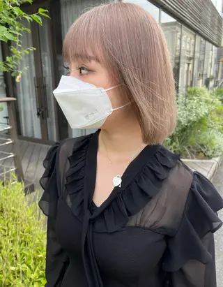 ショート カラー mee.urawa所属・似合わせショート×透 明感/やじまたかしのヘアスタイル