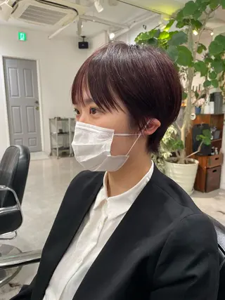 ショート カラー 表参道【髪質改善】 宮嶋勇太のヘアスタイル