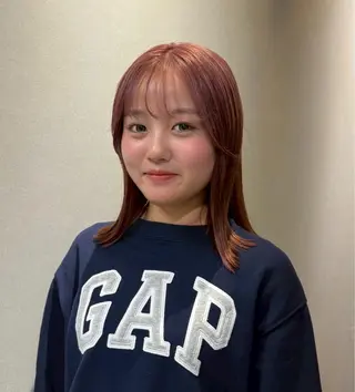 ミディアム カラー "Daisy" Rio /大名・天神のヘアスタイル