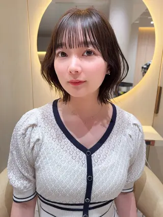 ショート カラー レイヤー❣️縮毛矯正 川村利幸のヘアスタイル