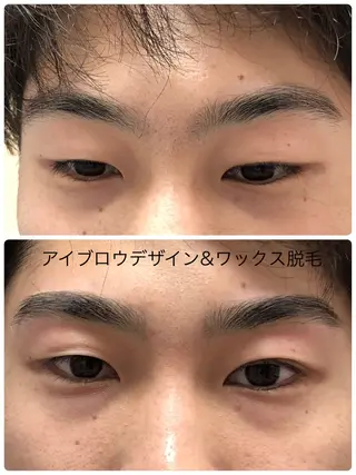 メンズ アイブロウ cémo~セモ~所属・オーダーメイド眉毛& フェイシャルワックスの眉毛・アイブロウイメージ