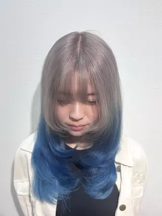 ロング カラー 大宮/カラーマスター ムラ修正🥀森山陽向のヘアスタイル