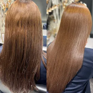 ロング パーマ 髪質改善/縮毛矯正 艶カラー/珠聡のヘアスタイル