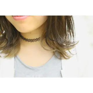 ミディアム カラー 加藤 利基のヘアスタイル