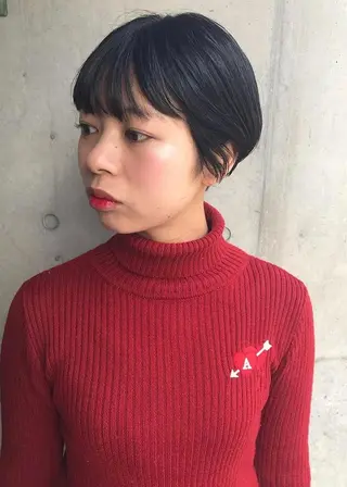 ショート カラー tatsumi/ボブ ウルフ/レイヤーのヘアスタイル