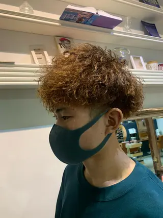 ショート パーマ メンズ 大宮/山口 竣也のヘアスタイル