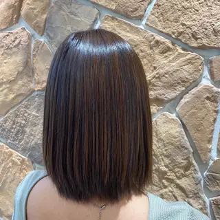 ミディアム 透明感カラー🌈 菊池 結衣のヘアスタイル