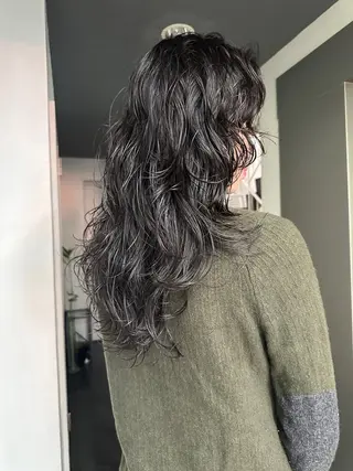 ロング パーマ ボブ/レイヤー/ケア パーマ/リュウタのヘアスタイル