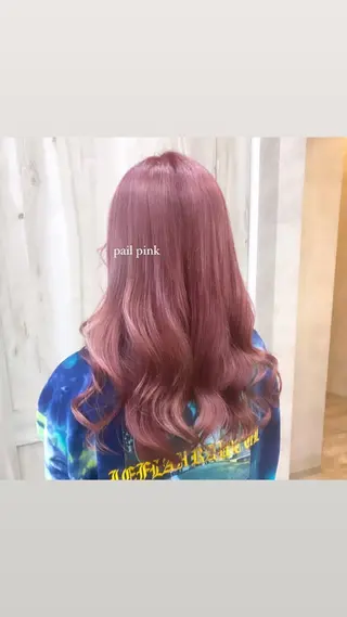 ロング カラー 🎀暖色/ ピンク🎀seinaのヘアスタイル