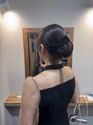 セミロング ヘアアレンジ 🍓髪質改善特化 サロン/佐藤瑠奈🍓のヘアスタイル