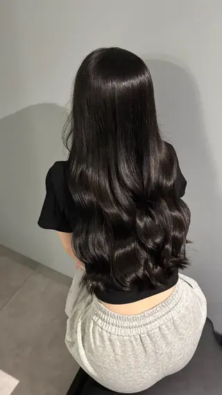 ロング カラー Mio/髪質改善 透明感カラー/西梅田のヘアスタイル