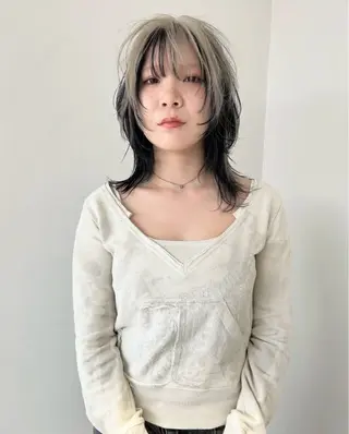 セミロング カラー ケアパーマ/ケアブリ ーチdaisukeのヘアスタイル