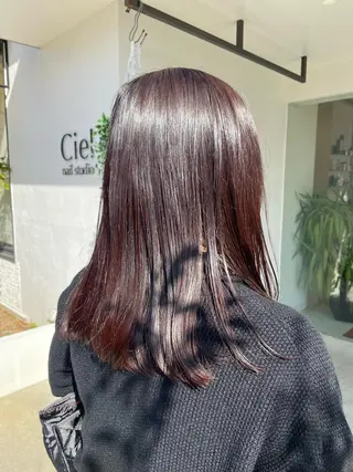 ミディアム 木村 架音のヘアスタイル