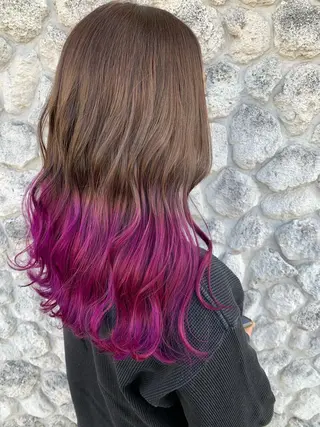 ロング カラー 🫧ウルフカット/ 畑中結衣🫧のヘアスタイル