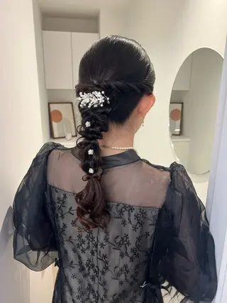 ヘアアレンジ アレンジ/ブラウン カラー HARU🕯のヘアスタイル