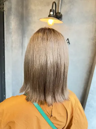 セミロング カラー N°jillva 𝑘𝑎𝑟𝑖𝑛のヘアスタイル