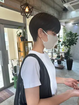 ショート C’LD hair  produce /シールドヘア所属・モテ髪/ボブ/ショー ト/アダチフウトのヘアスタイル