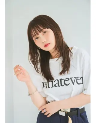 ロング little kumamoto所属・chinatsu .のヘアスタイル