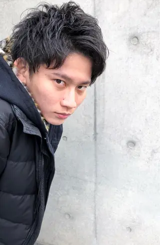 メンズ 森本裕/オーナー/ スパイラルパーマのヘアスタイル