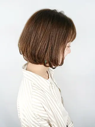 ショート カラー ✨ブリーチなし透明感 カラー✨ゆりかのヘアスタイル