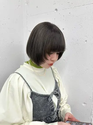 カラー 増田 百花のヘアスタイル