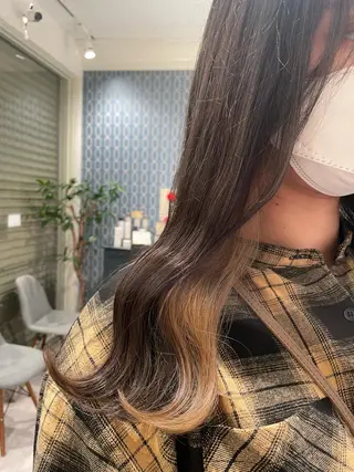 ロング 酒見 里奈のヘアスタイル