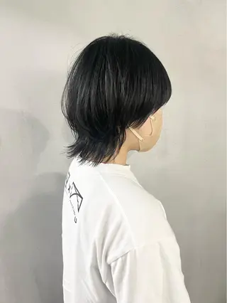 ミディアム 柏 ウルフ/レイヤー 田中佐和🐺のヘアスタイル