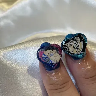 ネイル Nail Salon  Soleil所属・SOLEIL☀️｡ﾟ ワンホン/推し活のネイルデザイン