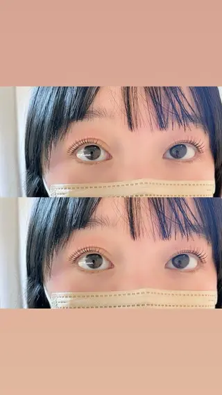 ショート カラー パーマ ヘアアレンジ メンズ キッズ ネイル マツエク・マツパ アイブロウ 𝑹 eyelashのマツエク・マツパデザイン