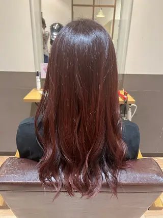 ロング カラー たけだ れなのヘアスタイル