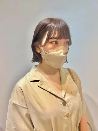 ショート カラー しおり/パーマ/ newi町田のヘアスタイル