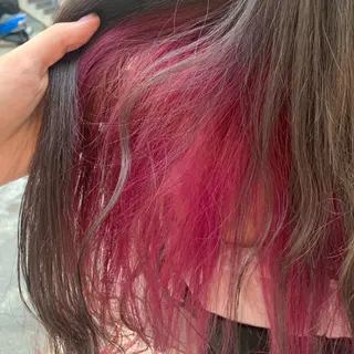 ミディアム カラー パーマ ヘアアレンジ メンズ ネイル マツエク・マツパ アイブロウ 堀井 凌平のヘアスタイル