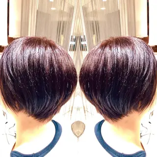 ショート カラー Agu hair Ao 香取佐原店所属・蓑輪 ミノワのヘアスタイル