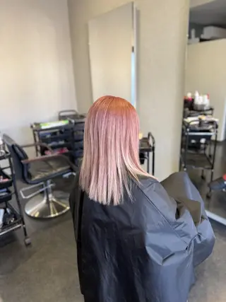 ミディアム 髪質改善⚡️カラー 🍀武久 誠🍀のヘアスタイル