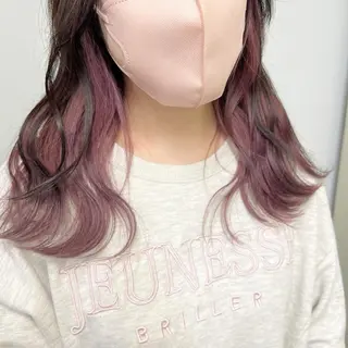 ロング 土田かほ/本日🈳 透明感カラー🍃のヘアスタイル